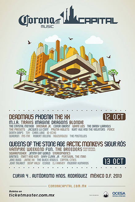 Listo el cartel para el Corona Capital 2013 0