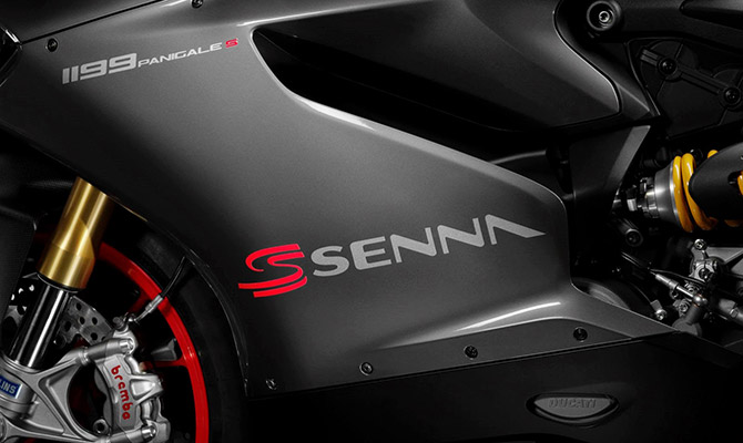 El homenaje de Ducati a Ayrton Senna 0