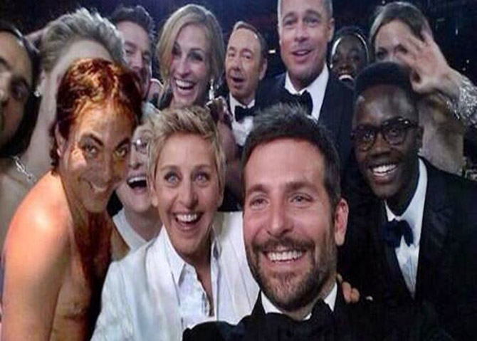 La selfie que se robó los Oscar (y otros highlights) 1