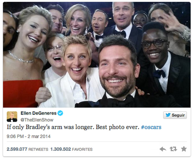 La selfie que se robó los Oscar (y otros highlights) 0