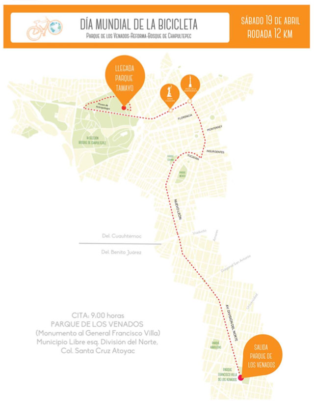 Rodada 2.0: Día Mundial de la bicicleta 0