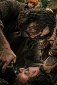 Rodrigo Santoro plays Jesus and Jack Huston plays Judah Ben-Hur in Ben-Hur from Paramount Pictures and Metro-Goldwyn-Mayer Pictures.