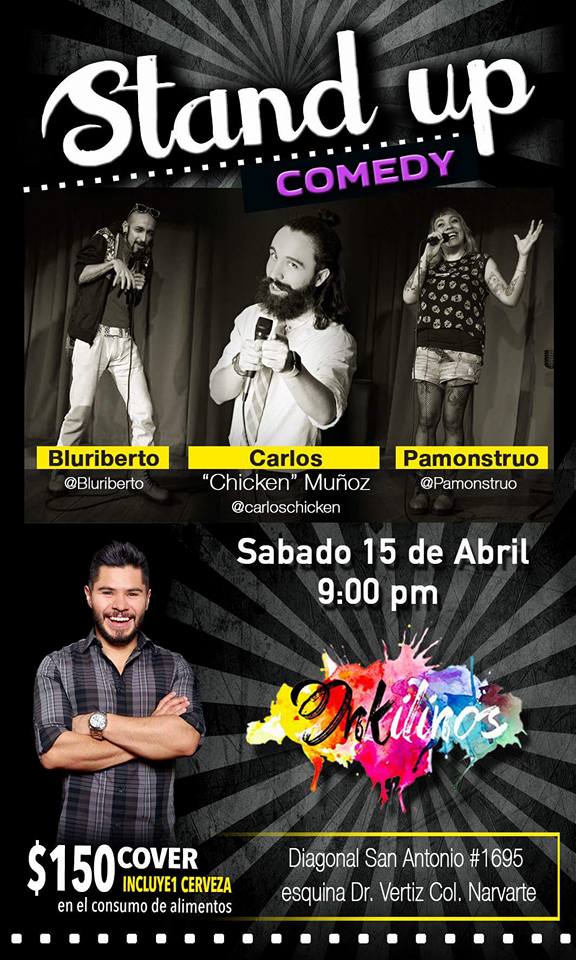 STAND UP COMEDY EN SÁBADO DE GLORIA 0