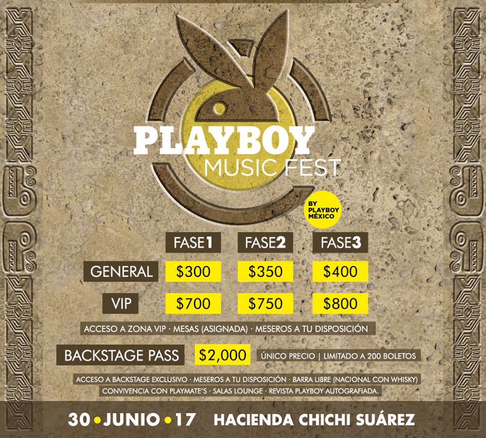 PLAYBOY MUSIC FEST MÉRIDA ¡PREPÁRENSE! 0