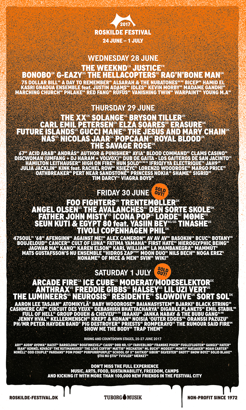 ROSKILDE FESTIVAL 2017 ¡EN VIVO! 0