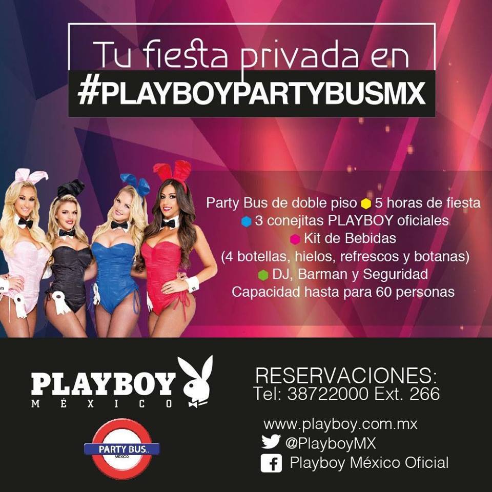 FESTEJA A LO GRANDE A BORDO DEL PLAYBOY PARTY BUS 0