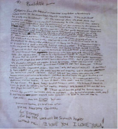 Lo que Kurt Cobain escribió y no fueron canciones 9