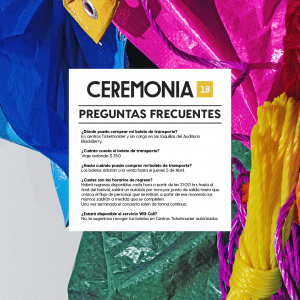 ¡Todo listo para Ceremonia 2018! 4