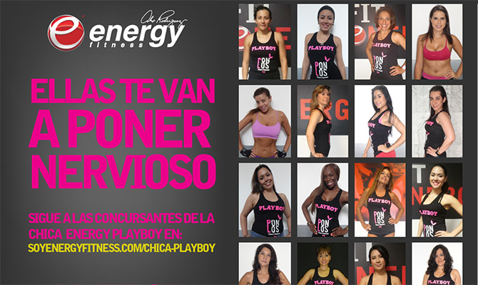 Ellas quieren ser #ChicaPlayboyEnergyFitness