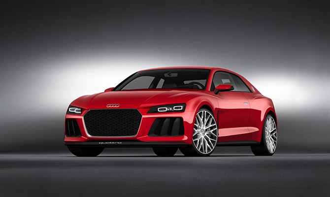 Super Audi con visión de rayo laser