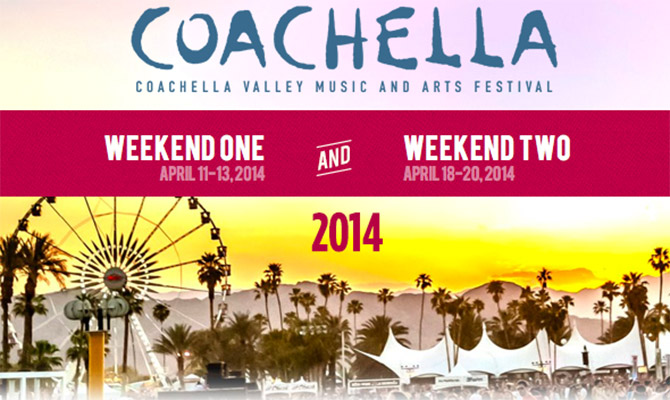 Listo cartel de Coachella 2014