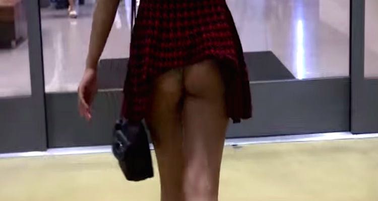 ¿Qué harías si vieras a una chica con la falda levantada?
