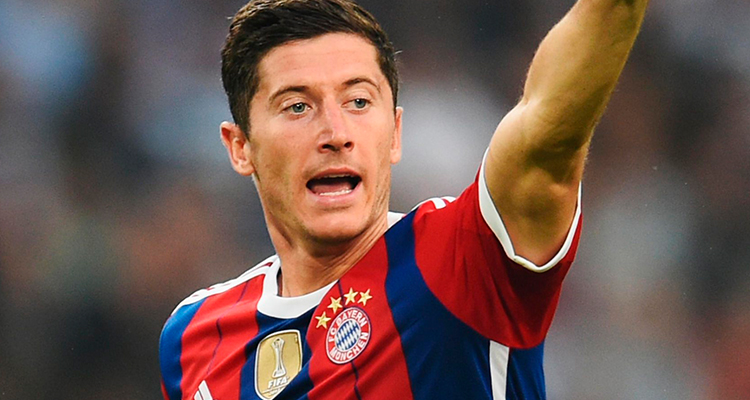Marca Lewandowski 5 goles en 9 minutos