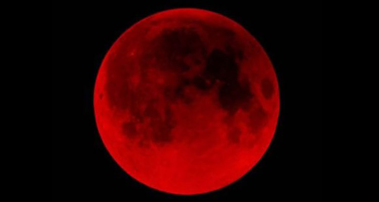 Este domingo habrá “luna de sangre”