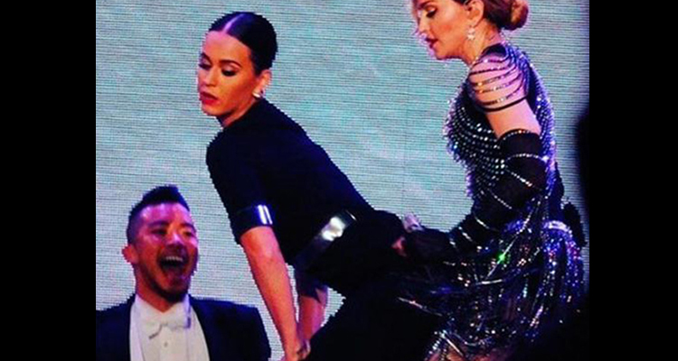 Katy Perry hace “twerking” a Madonna