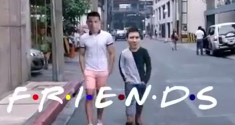 Lionel Messi y Cristiano Ronaldo, ¡son Friends!