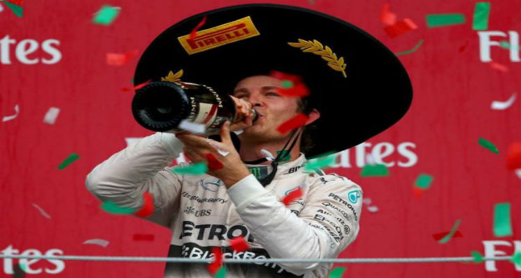 Nico Rosberg, triunfador del GP de México