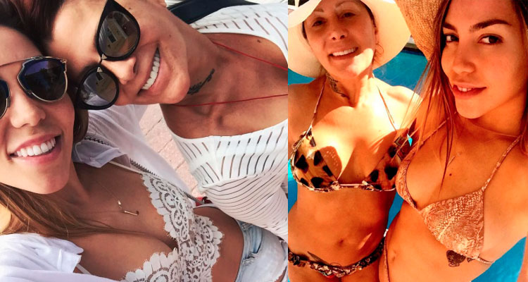 Frida Sofía y Alejandra Guzmán desbordan sensualidad en la playa