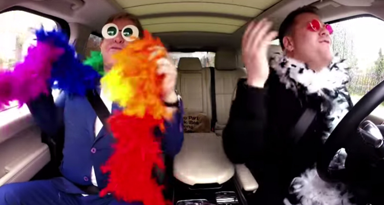 Elton John enciende el “Carpool Karaoke”