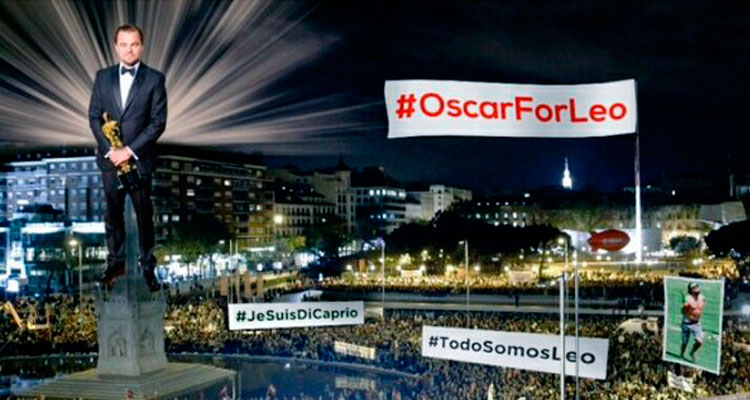 Harán manifestación mundial si DiCaprio gana el Oscar