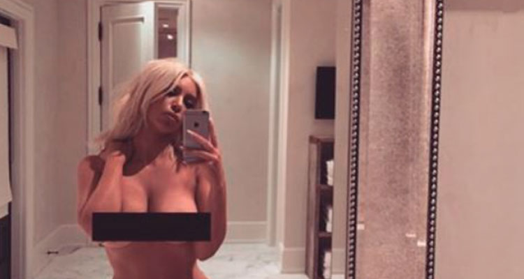 Kim Kardashian totalmente desnuda