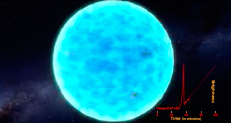 Graban por primera vez explosión de estrella
