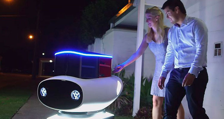 Conoce el nuevo robot para entregar pizzas