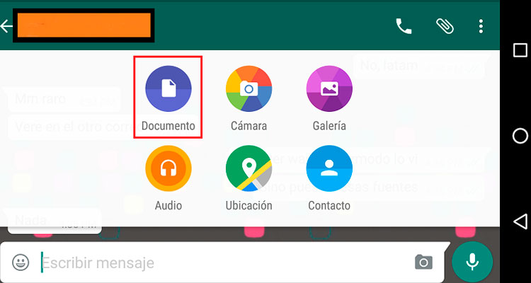 WhatsApp ya permite el envío de archivos