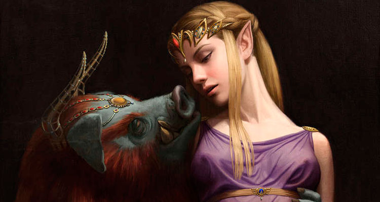The Legend of Zelda convertido en arte