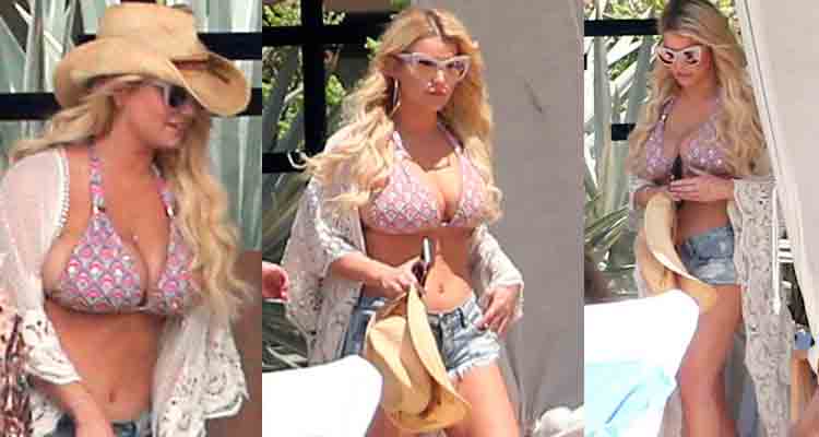 La hermosa Jessica Simpson y su sensacional escote