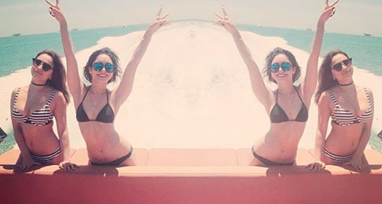 Vanessa Hudgens presume sus curvas en la Playa