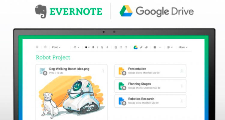 Google Drive y Evernote: Una unión natural