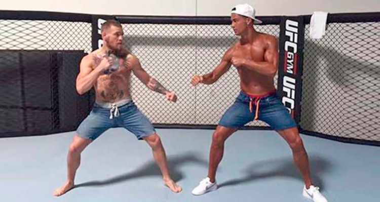 CRISTIANO “RETA” A MCGREGOR EN EL OCTÁGONO DE LA UFC