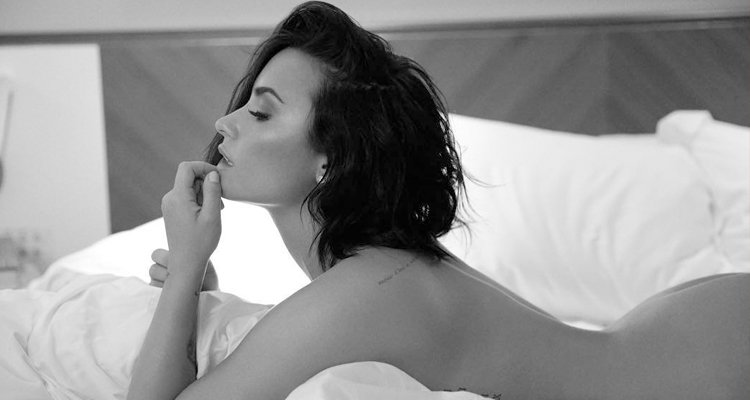 Demi Lovato se desnuda para promocionar nueva canción