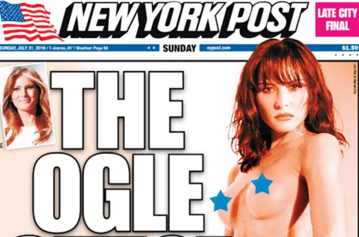 Estas fueron las fotos de Melania Trump que difundió New York Post