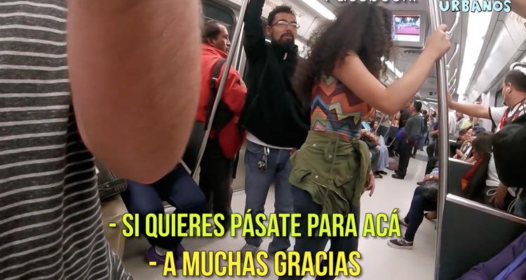 VIDEO: USUARIOS DEL METRO REACCIONAN ANTE ACOSO CONTRA UNA MUJER