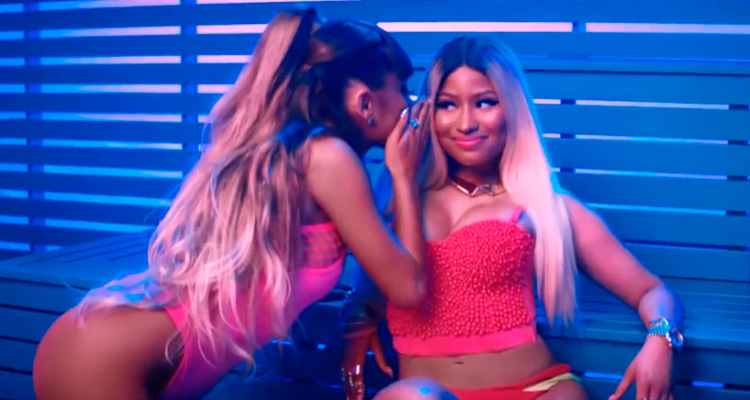 LAS CURVAS DE ARIANA GRANDE Y NICKI MINAJ CALIENTAN LAS REDES