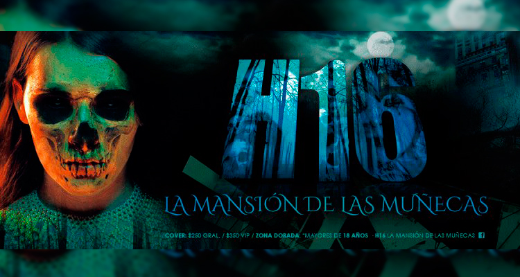 TE INVITAMOS A VIVIR EL HALLOWEEN (H16) ” LA MANSION DE LAS MUÑECAS”