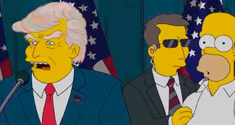 OTRA PROFECÍA DE LOS SIMPSONS SE CUMPLE: TRUMP, PRESIDENTE DE EU