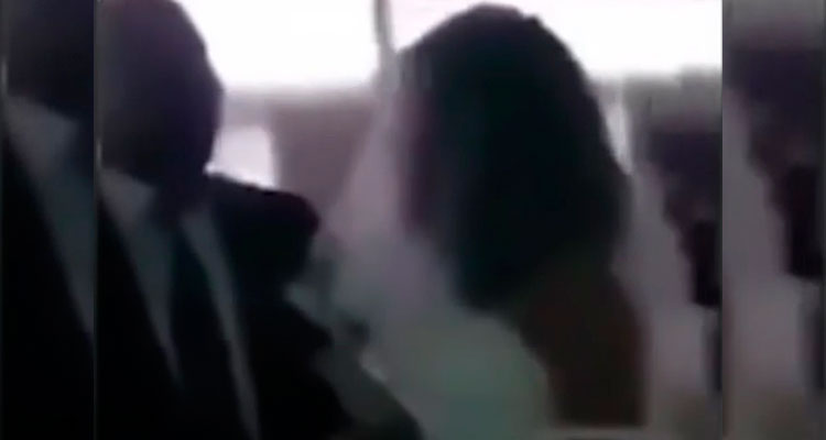 VIDEO: AMANTE INTERRUMPE BODA CON EL MISMO VESTIDO QUE LA NOVIA