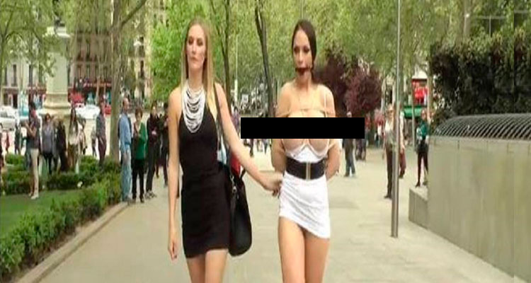 MADRID ESCENARIO PORNO EN PLENA VÍA PÚBLICA