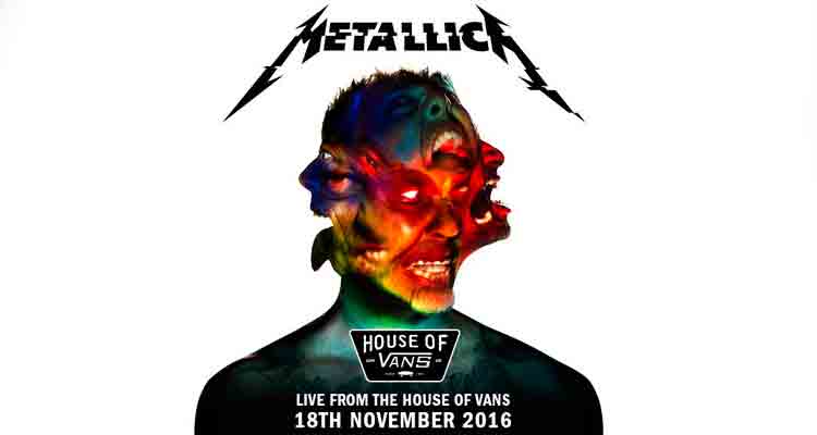 DISFRUTA DE METALLICA VIA STREAMING