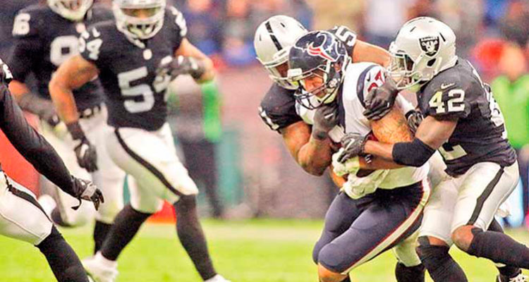 RAIDERS, AVANTE; EL ESTADIO AZTECA FUE SUYO, HICIERON VALER LA LOCALÍA