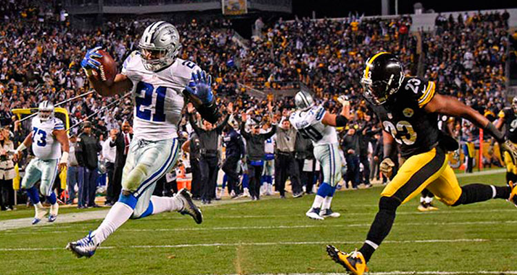 ELLIOTT ENCABEZA VIBRANTE VICTORIA DE DALLAS SOBRE PITTSBURGH