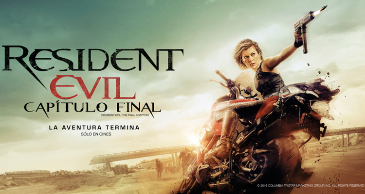 TE INVITAMOS A LA PREMIERE DE RESIDENT EVIL, CAPÍTULO FINAL