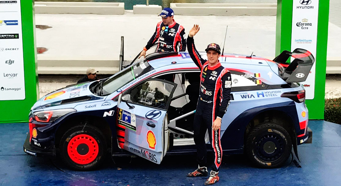 HYUNDAI SUBE AL PODIUM DEL FIA WORLD RALLY CHAMPIONSHIP MÉXICO