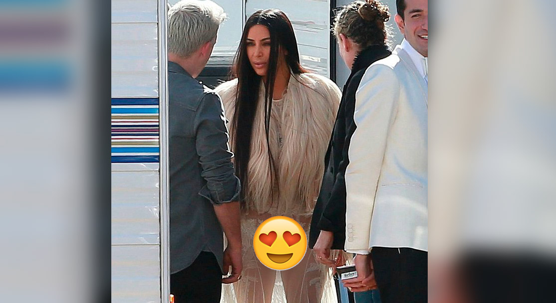 KIM KARDASHIAN DEJA ENTRE VER SUS PARTES ÍNTIMAS