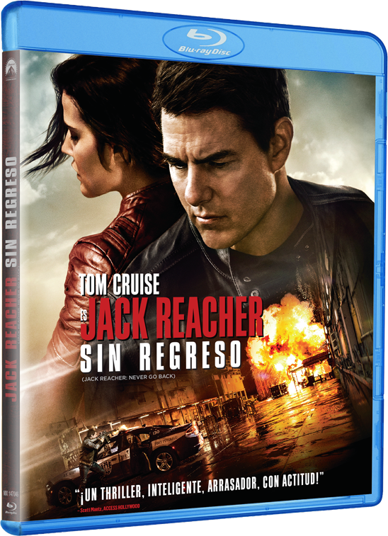 DVD, BR – JACK REACHER SIN REGRESO
