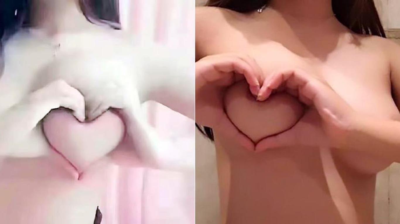 Heart shaped tits - 🧡 Новый модный тренд китайских девушек: грудь в форме сердца...