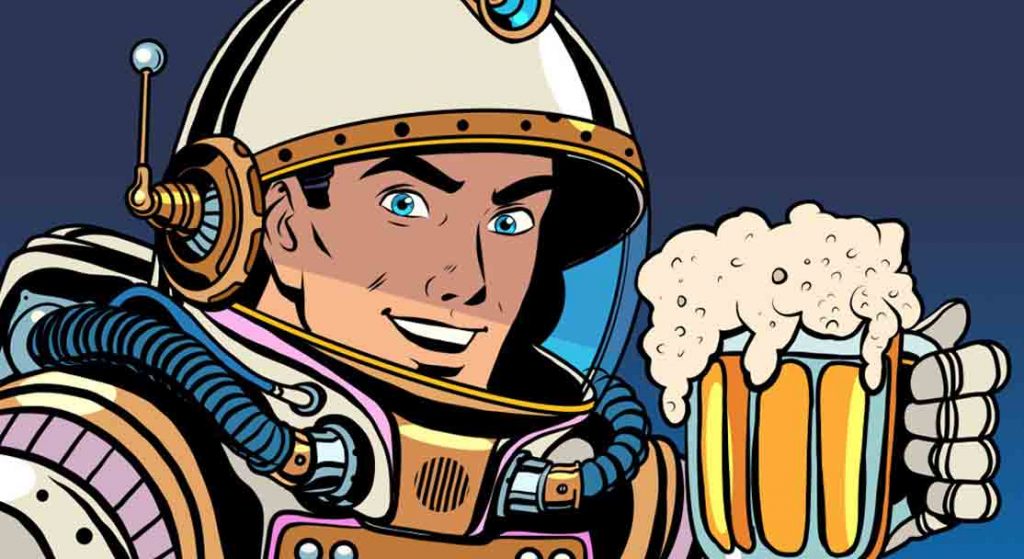 LA CERVEZA VA A MARTE